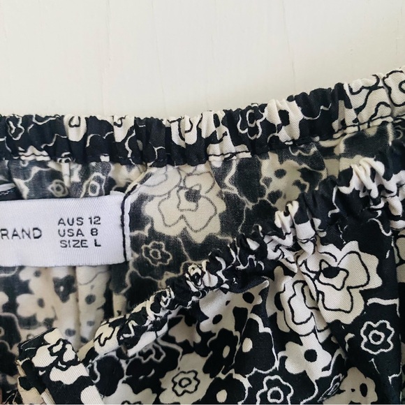 Faithful the Brand Floral Black and White Midi Dress Size L - Picture 12 of 13